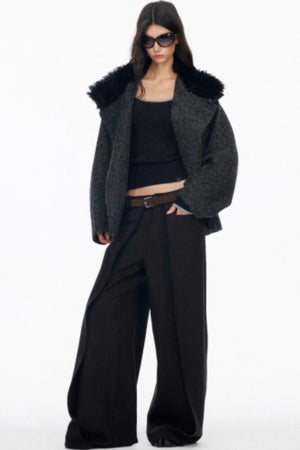 Luxury Pleated Draped Pants