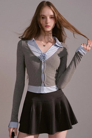Luxury V-Neck Sweater Top