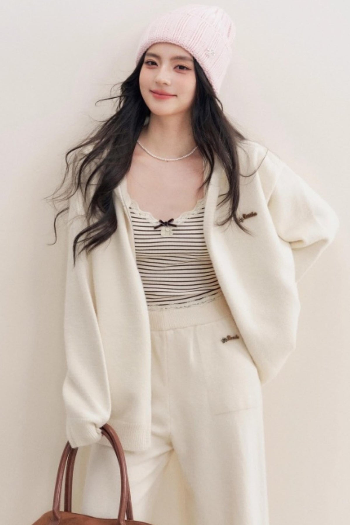 Luxury Wool Hooded Jacket Set-Up