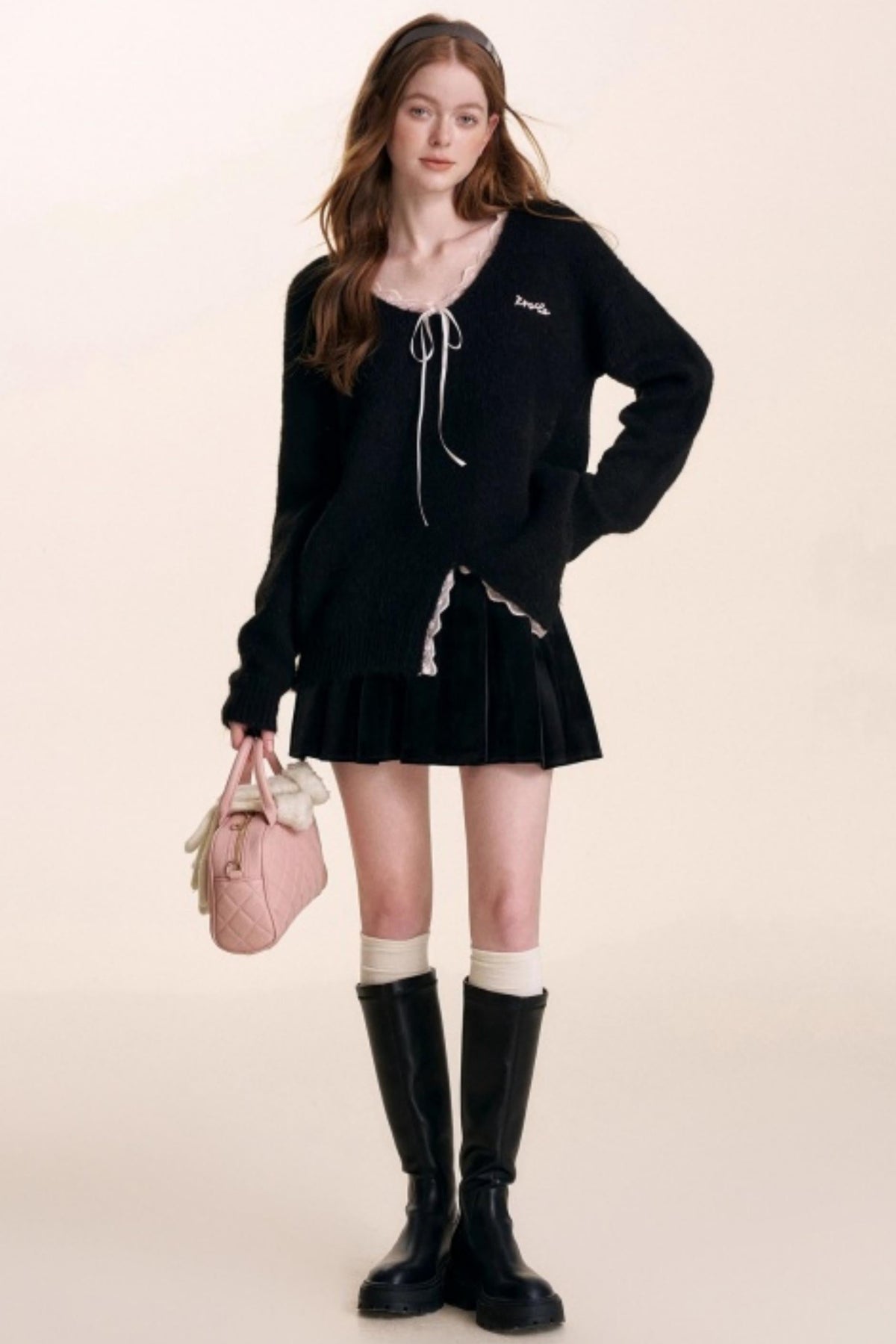 Luxury Wool Hooded Jacket Set-Up