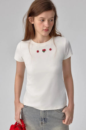 Lycra Cotton Floral Blouse