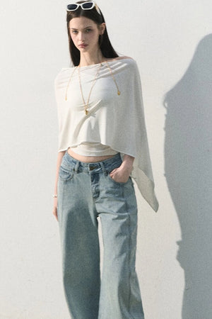 Lyocell Asymmetrical Summer Top
