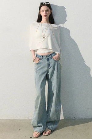 Lyocell Asymmetrical Summer Top
