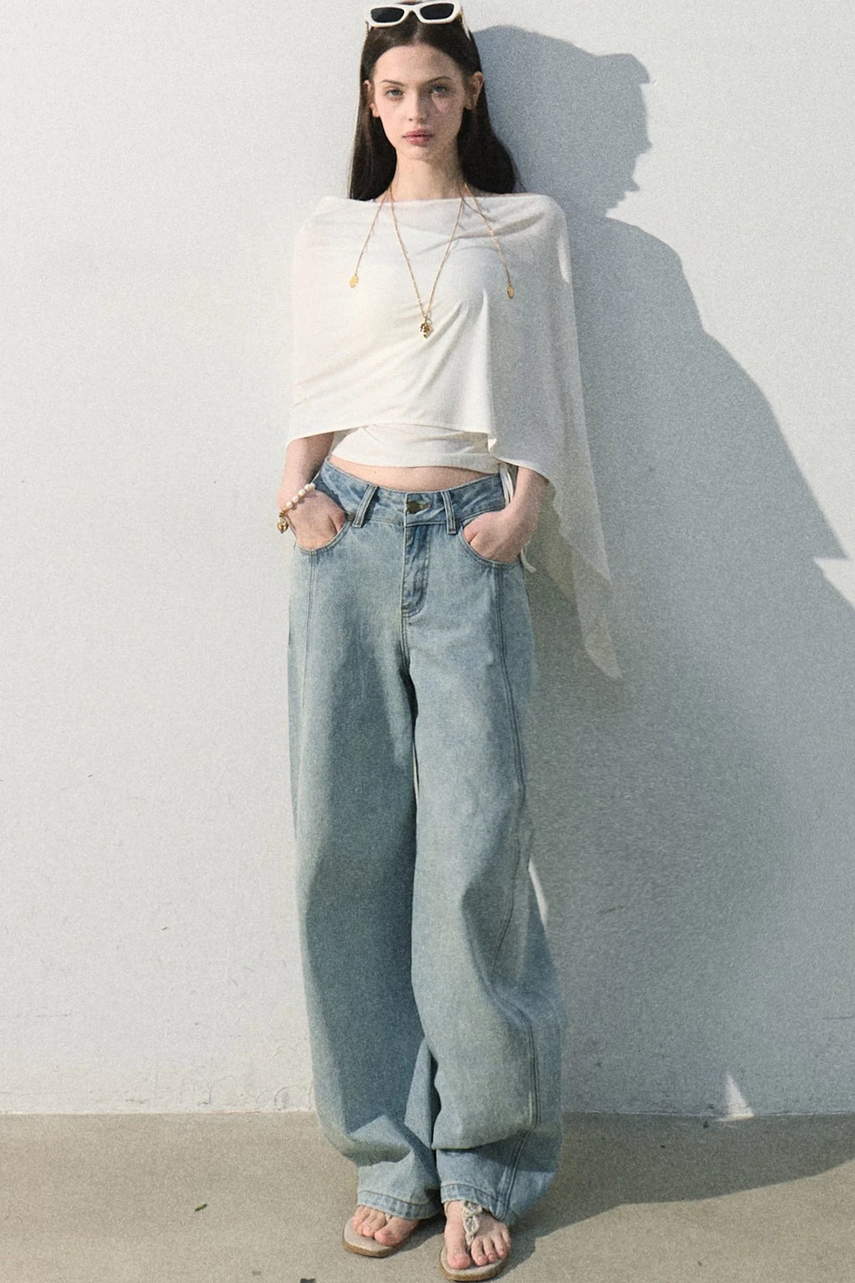 Lyocell Asymmetrical Summer Top