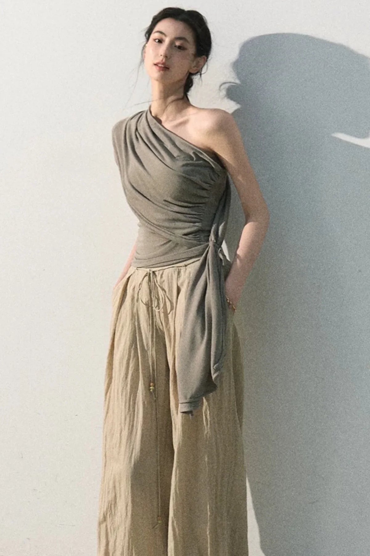 Lyocell Asymmetrical Summer Top