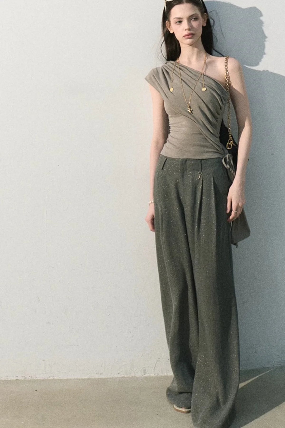 Lyocell Asymmetrical Summer Top