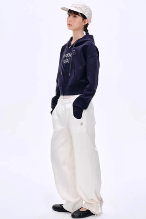 Lyocell Blend Color-Block Pants
