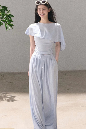 Lyocell Cape Camisole And Pants Set