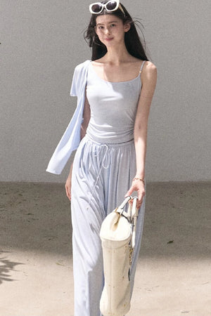 Lyocell Cape Camisole And Pants Set