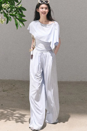 Lyocell Cape Camisole And Pants Set