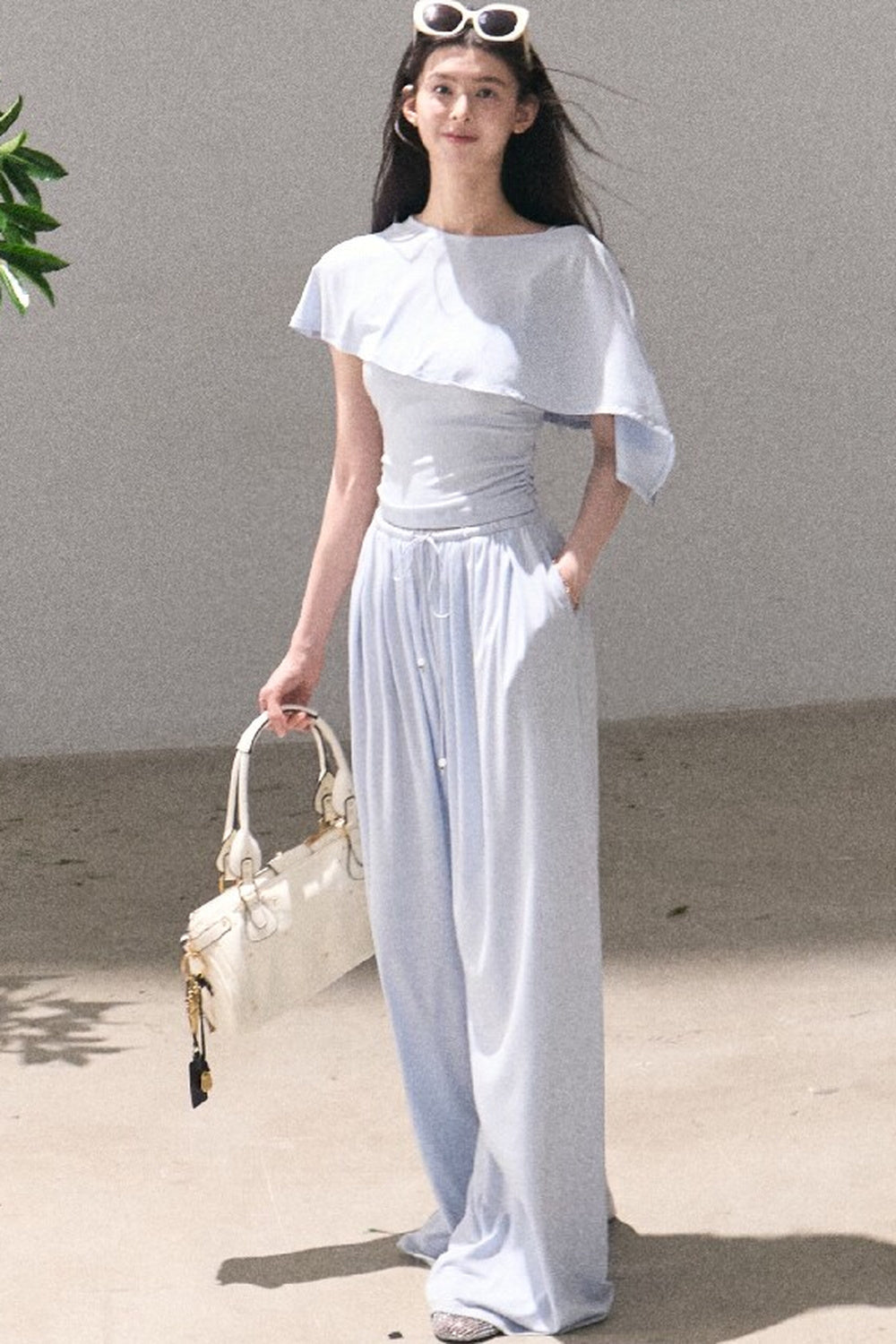 Lyocell Cape Camisole And Pants Set
