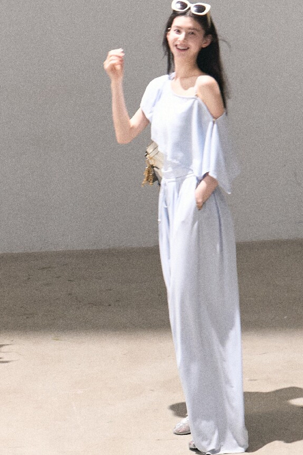 Lyocell Cape Camisole And Pants Set