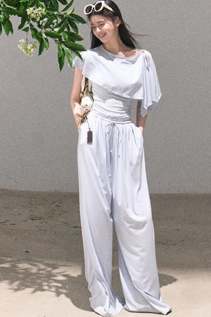 Lyocell Cape Camisole And Pants Set