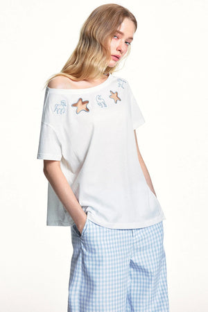 Lyocell Cut-Out Blouse