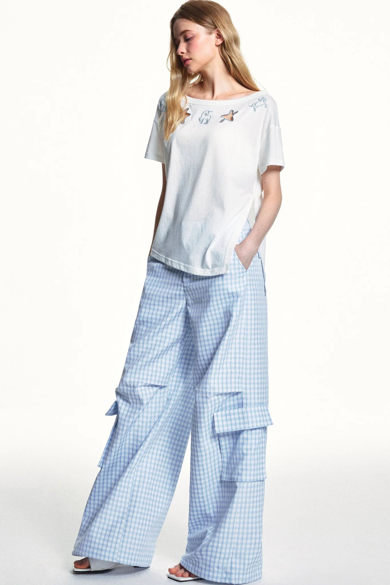Lyocell Cut-Out Blouse