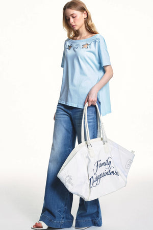 Lyocell Cut-Out Blouse