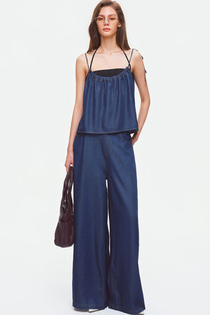 Lyocell Denim Camisole And Pants Set