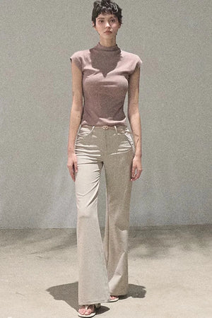 Lyocell Draped Flared Pants Set