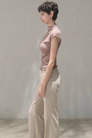 Lyocell Draped Flared Pants Set