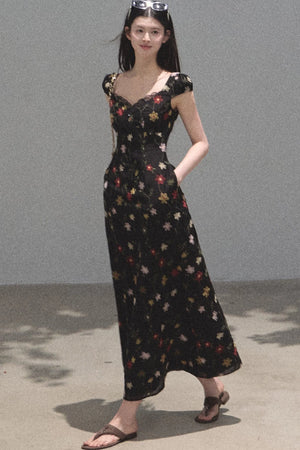 Lyocell Floral Slip Dress