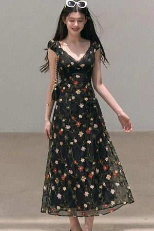 Lyocell Floral Slip Dress
