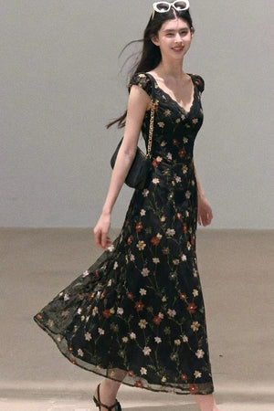 Lyocell Floral Slip Dress