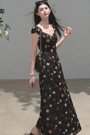 Lyocell Floral Slip Dress