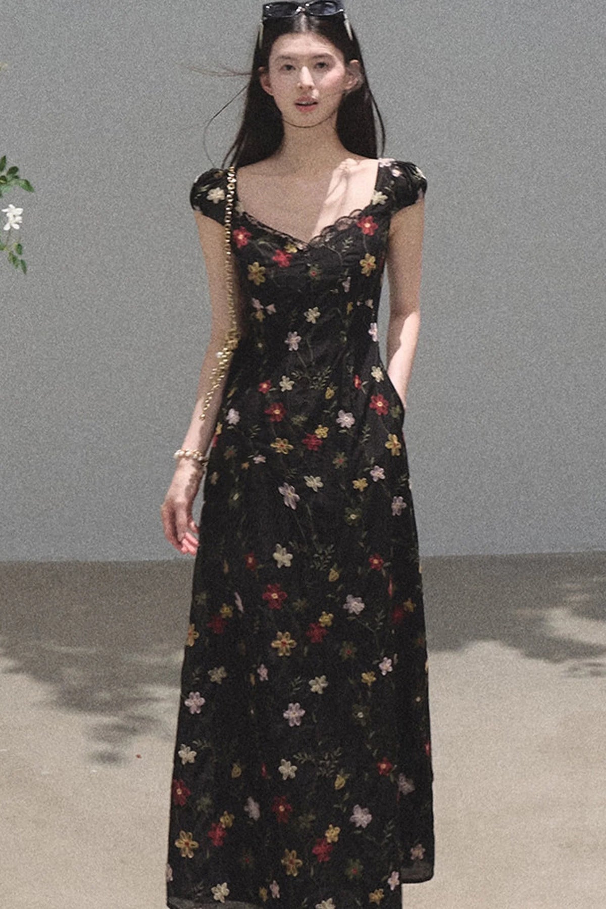 Lyocell Floral Slip Dress