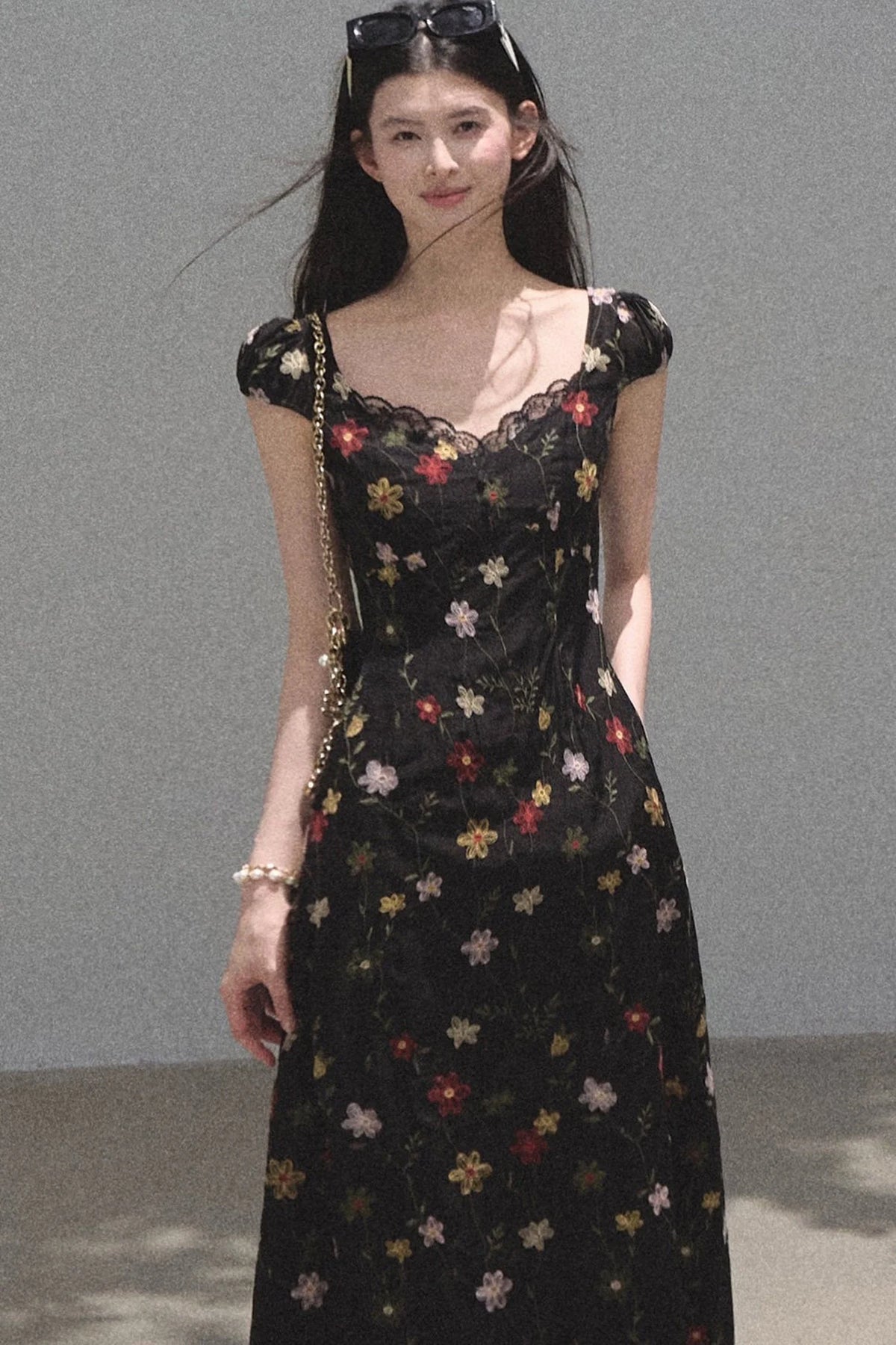 Lyocell Floral Slip Dress