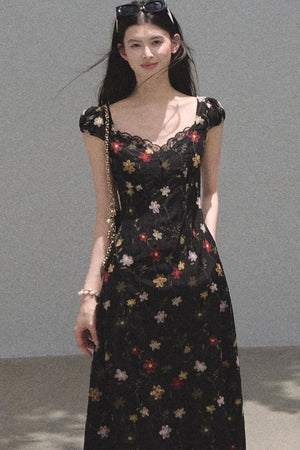 Lyocell Floral Slip Dress