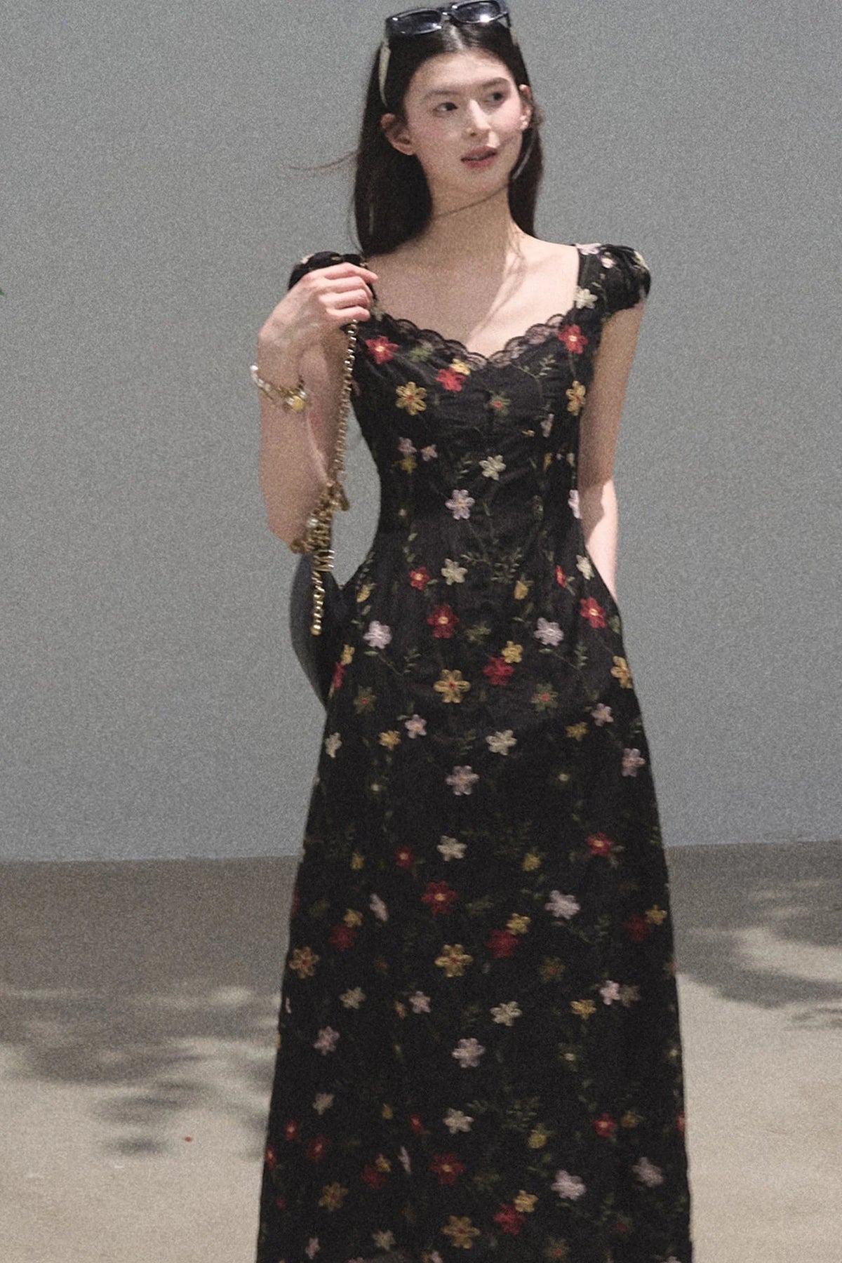 Lyocell Floral Slip Dress
