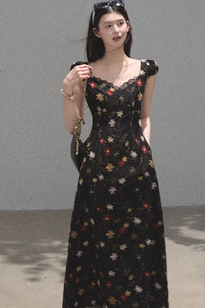 Lyocell Floral Slip Dress