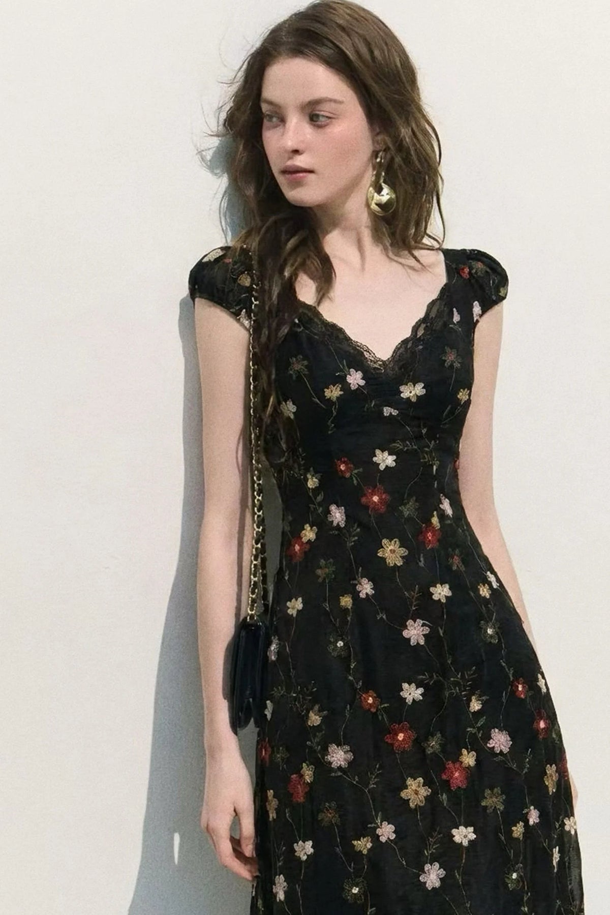 Lyocell Floral Slip Dress