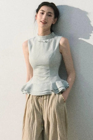 Lyocell Gilded Linen Camisole