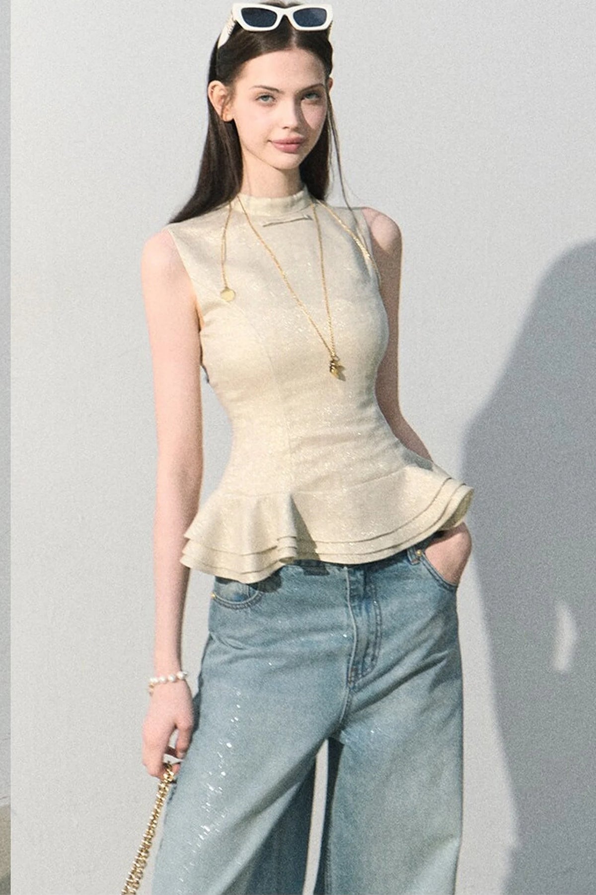 Lyocell Gilded Linen Camisole