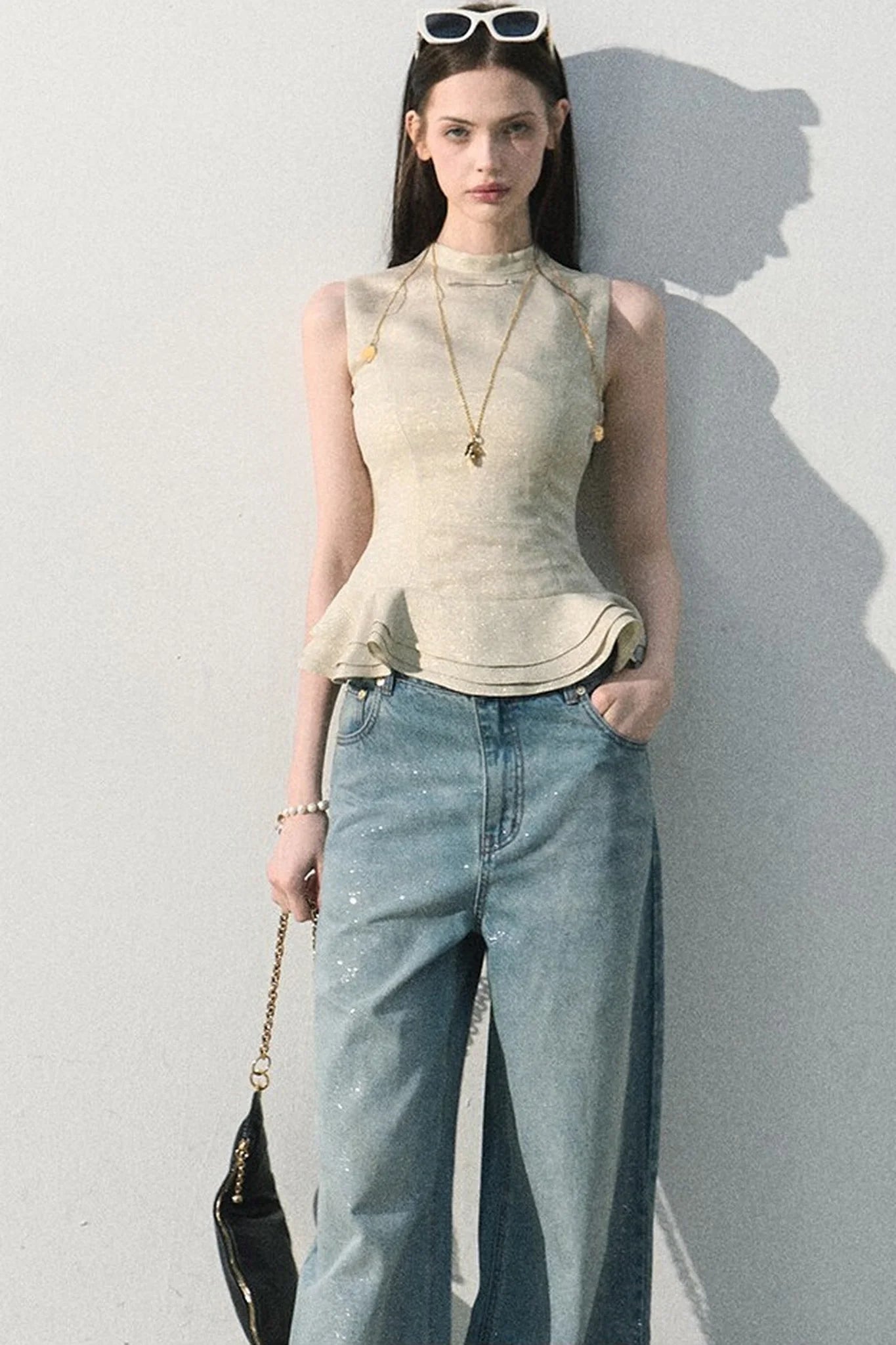 Lyocell Gilded Linen Camisole