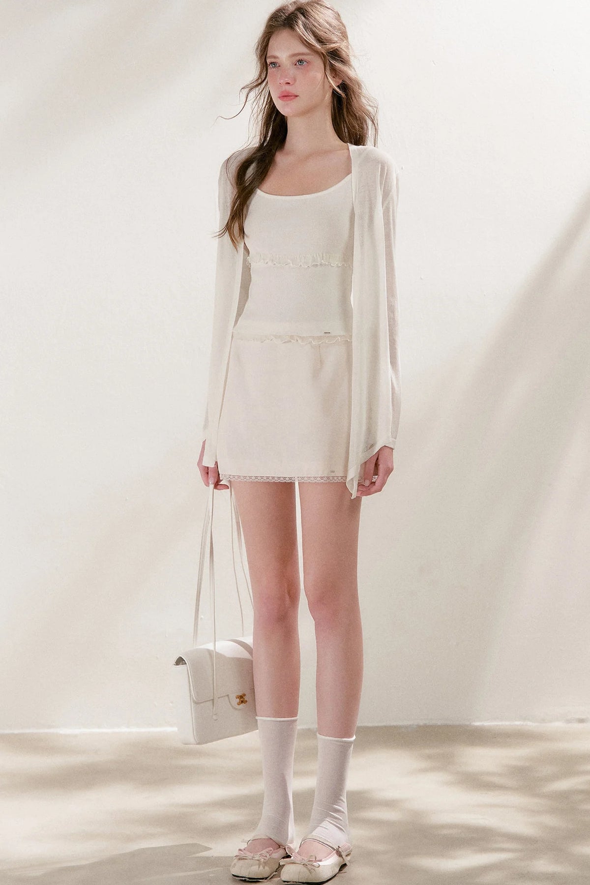 Lyocell Lace A-Line Skirt