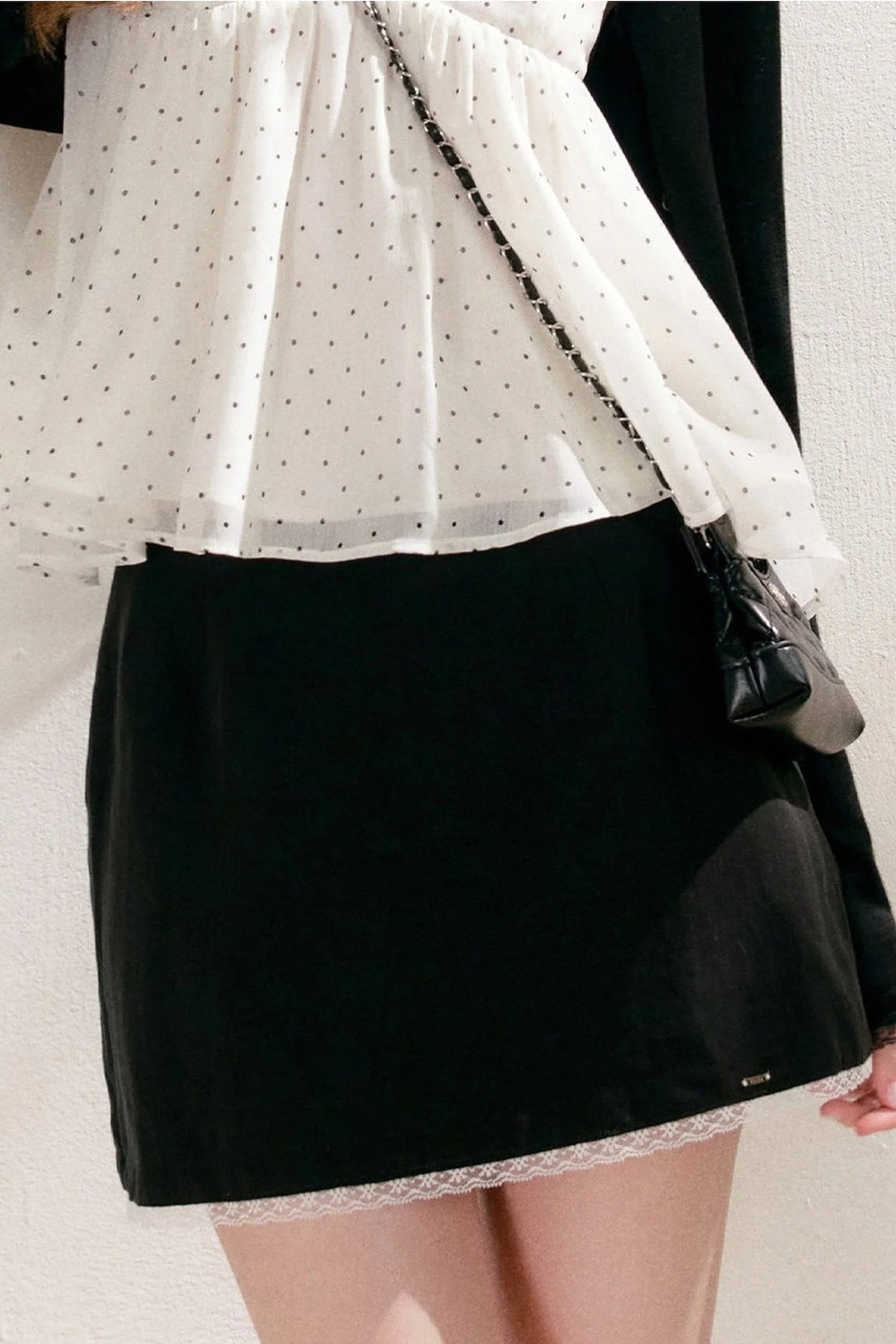 Lyocell Lace A-Line Skirt