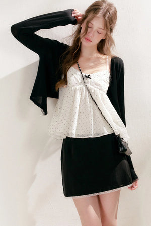 Lyocell Lace A-Line Skirt