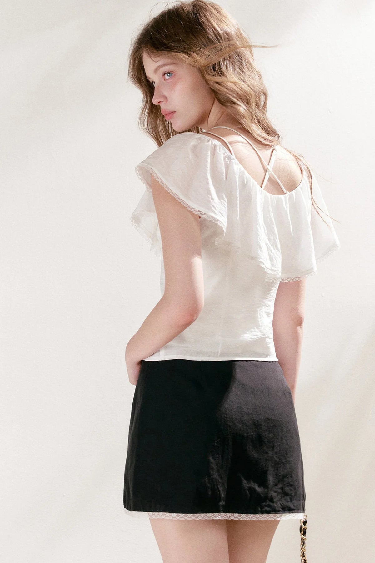Lyocell Lace A-Line Skirt
