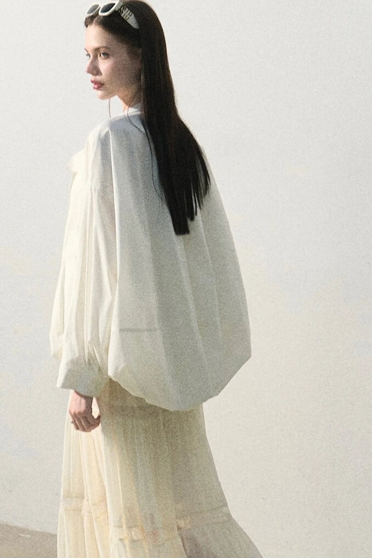 Lyocell Lace Off-Shoulder Dress