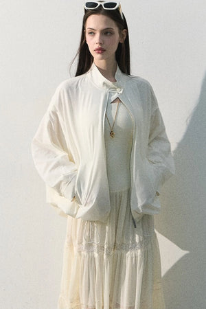 Lyocell Lace Off-Shoulder Dress
