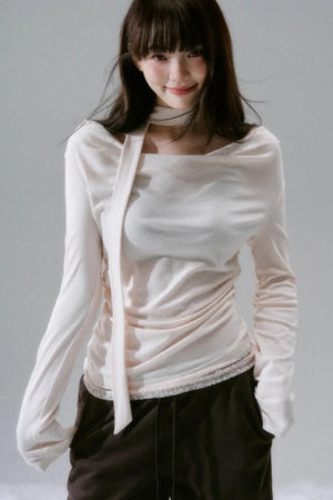Lyocell Lace Slimming Top