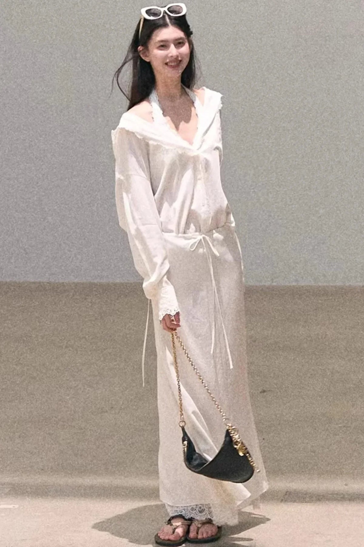 Lyocell Lace Vacation Shirt Set-Up