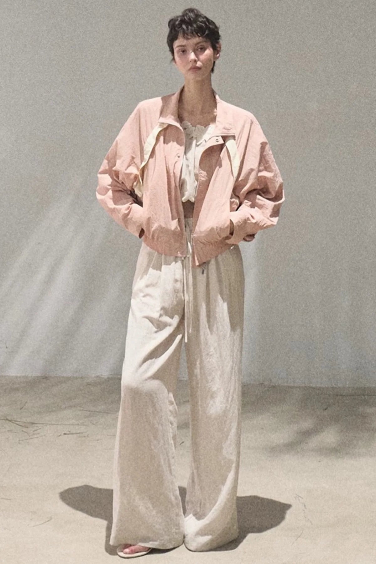 Lyocell Linen Camisole and Pants Set-Up
