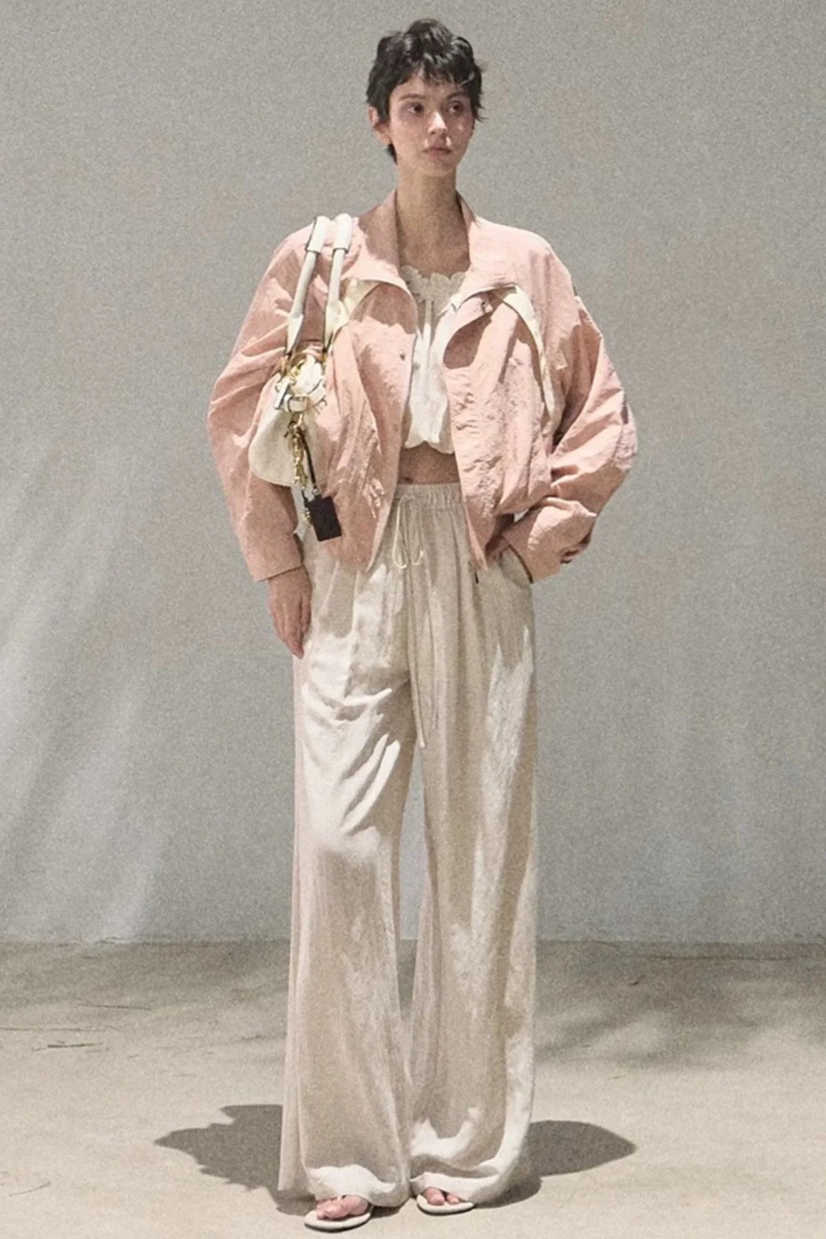 Lyocell Linen Camisole and Pants Set-Up