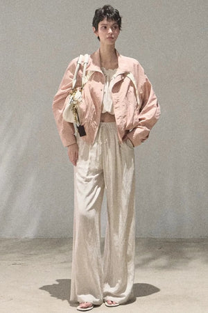 Lyocell Linen Camisole and Pants Set-Up