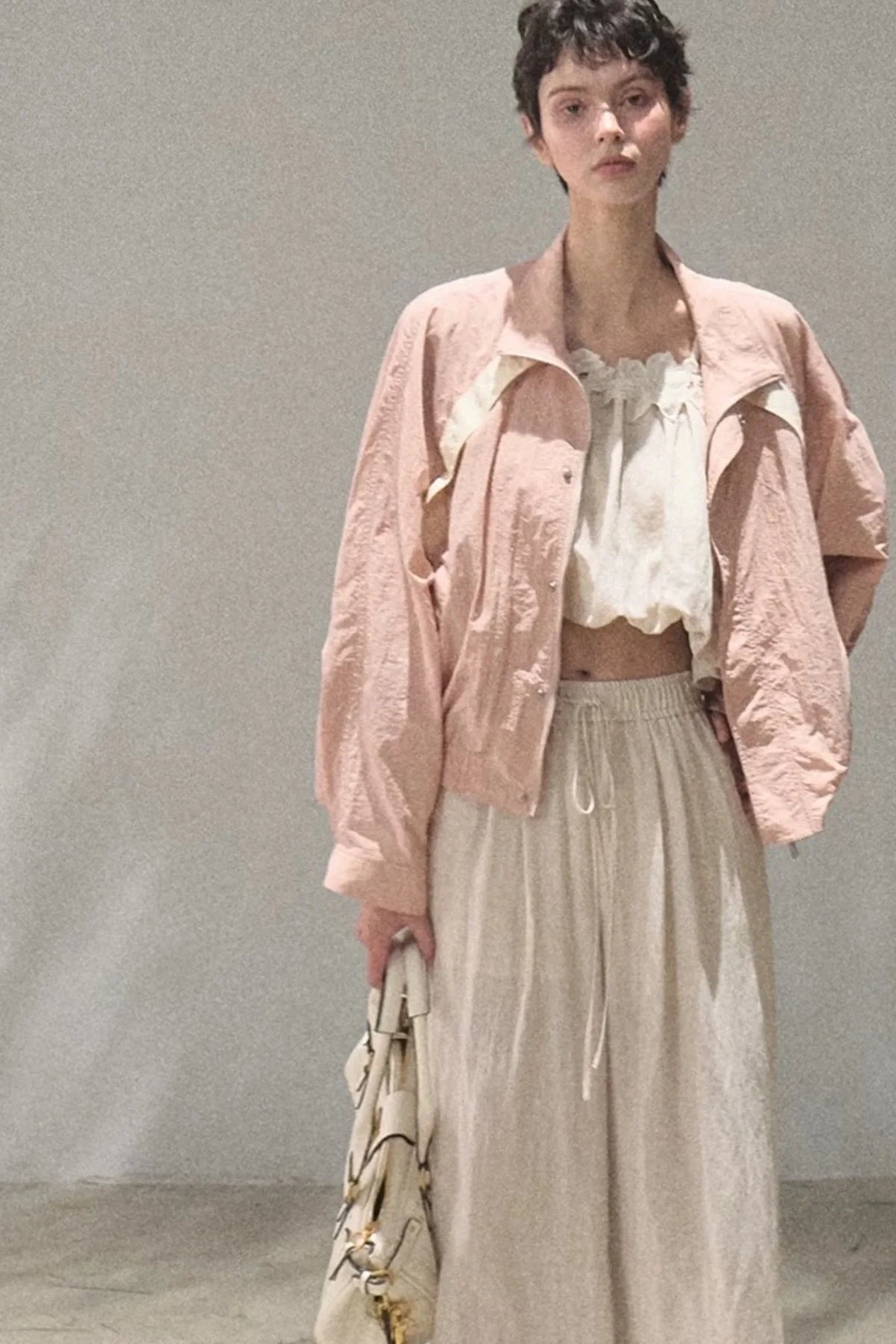 Lyocell Linen Camisole and Pants Set-Up
