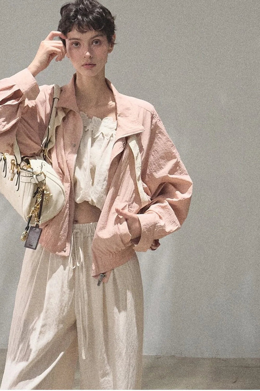 Lyocell Linen Camisole and Pants Set-Up