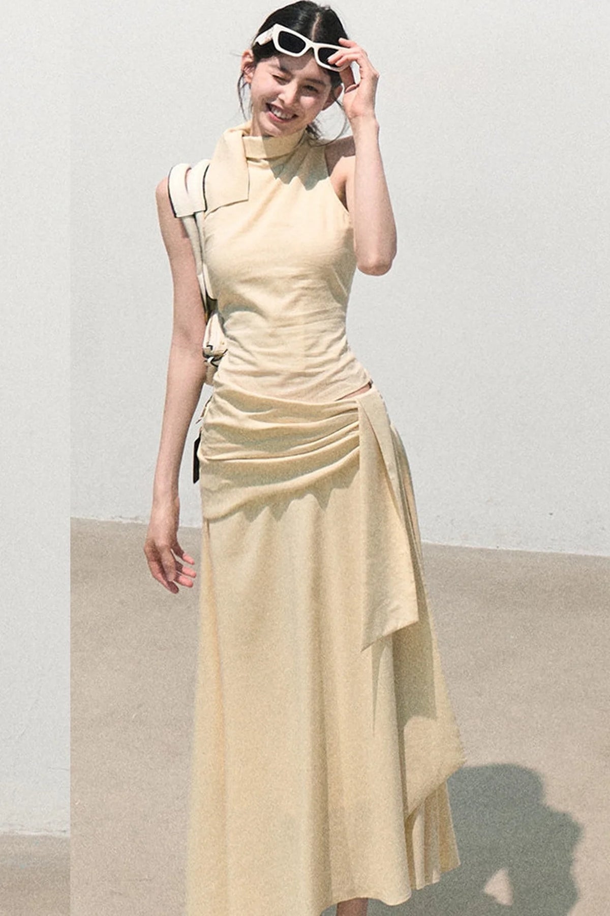 Lyocell Linen Camisole Set-Up